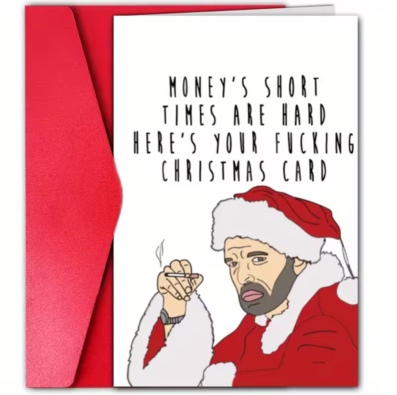 Money's Tight Christmas Card