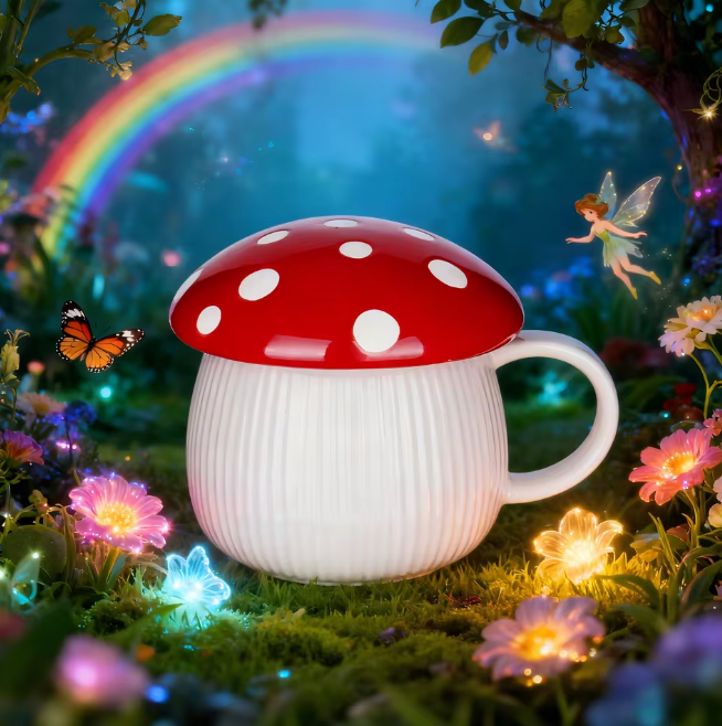 Cute Mushroom Mug
