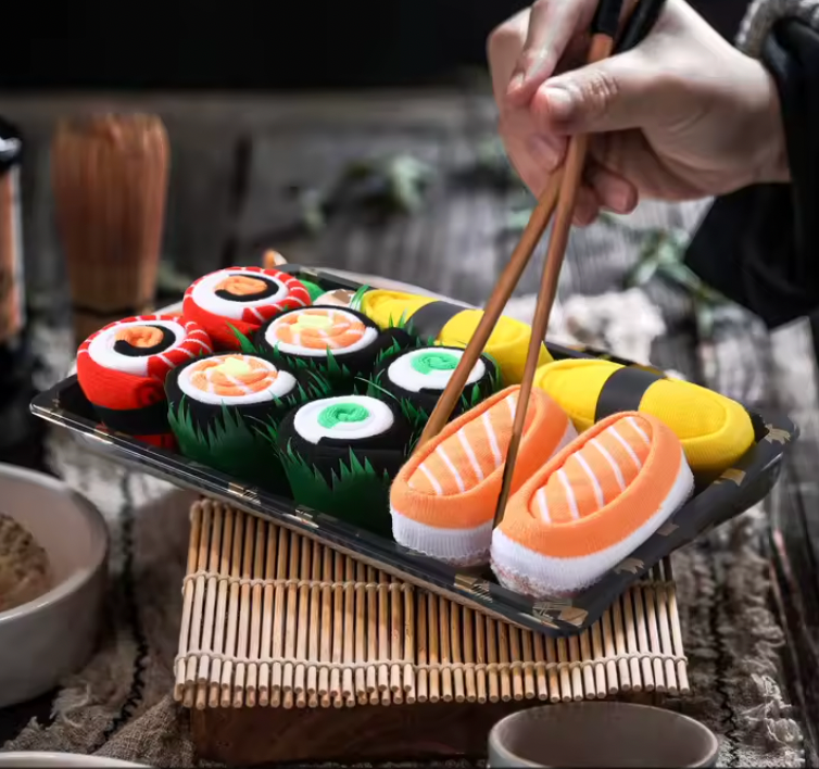 Sushi Socks Gift Set