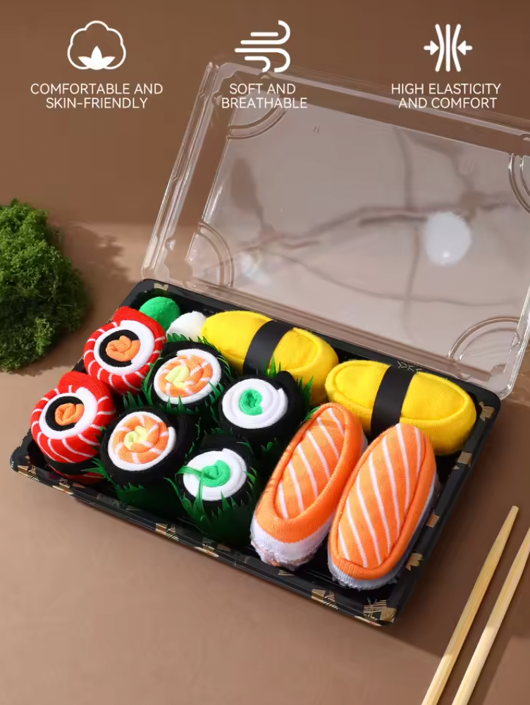 Sushi Socks Gift Set