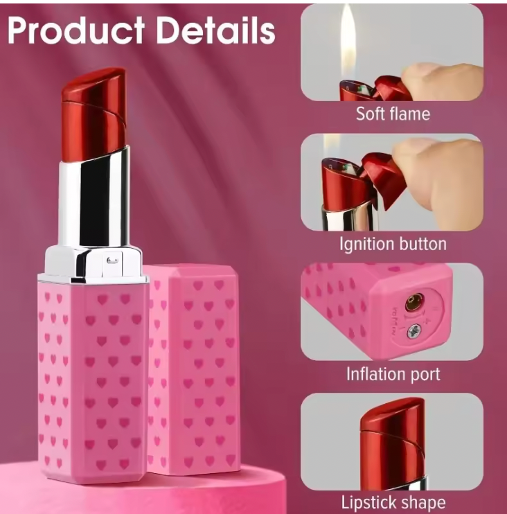Girly Lipstick Butane Lighter