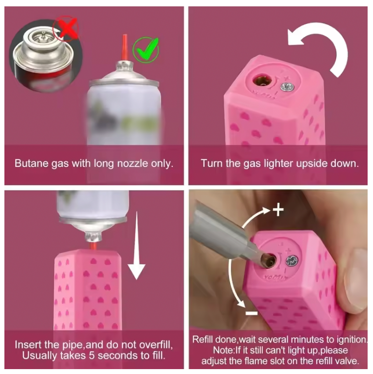 Girly Lipstick Butane Lighter