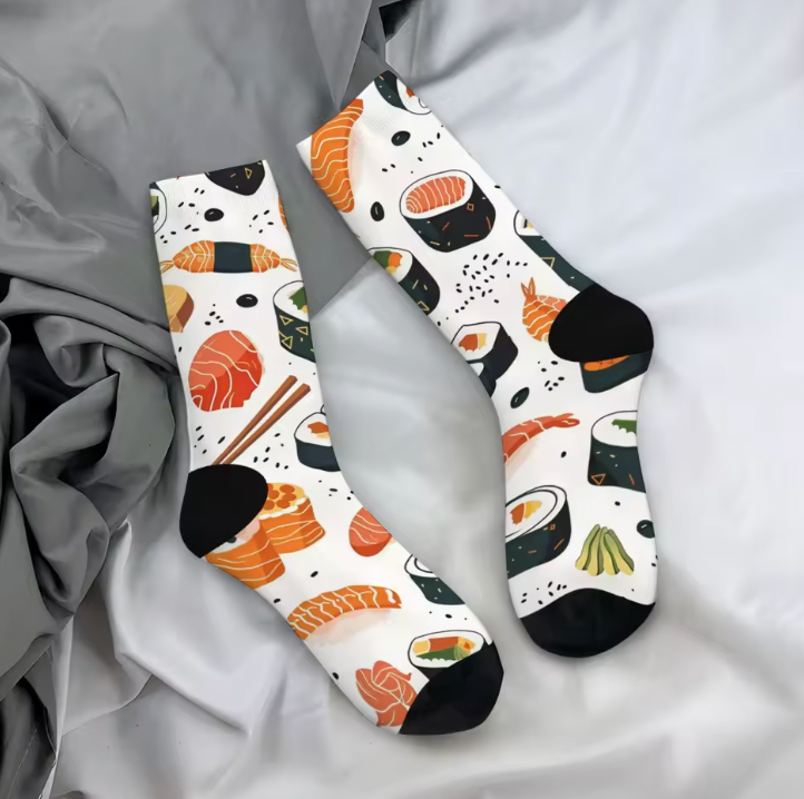 Sushi Maki Roll Socks